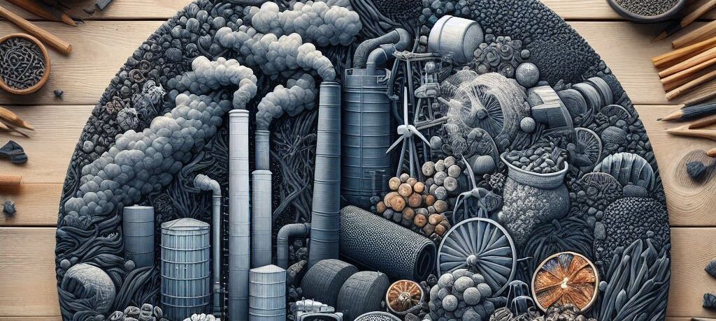 Charcoal, Carbonization, and Torrefaction of biomass materials relate to their processing temperatures, chemical properties, and end uses: