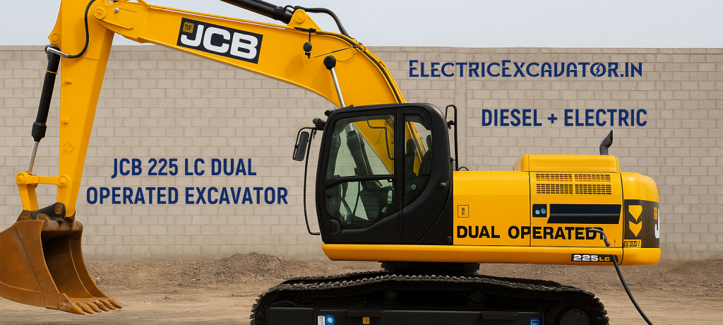 Diesel and Electric run Excavator